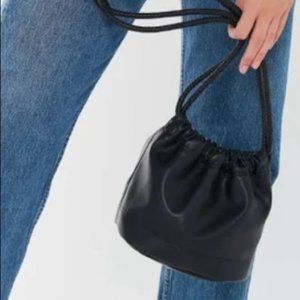 NWT Urban Outfitters Black Drawstring Purse